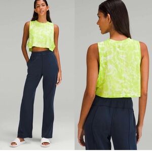 LULULEMON All Yours Cropped Tank Top Pima Cotton